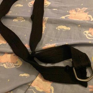 Black cloth belt